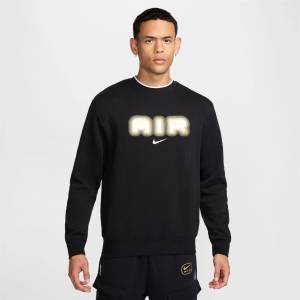 Nike M NSW SW AIR CREW FLC BB - Black/Gold