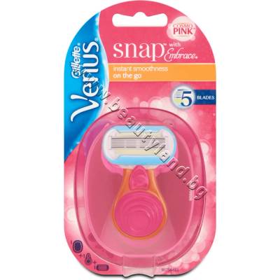 Gillette Самобръсначка Gillette Venus Embrace Snap, p/n GI-1300135 - Дамска самобръсначка за деликатната женска кожа (GI-1300135)