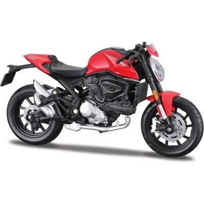 Maisto - Мотоциклет, Ducati Monster, червен, 1: 18