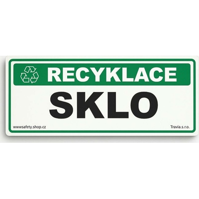 Traiva s.r.o Recyklace Sklo Verze: Samolepka papírová 290 x 100 mm tl. 0,1 mm - Kód: 17426