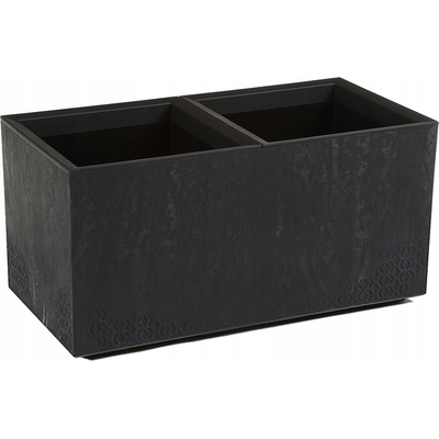 Lamela Kvetináč 78 x 39 x 39,4 cm plast čierny