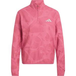adidas Дамска тениска adidas Women's ADI365 Running Half Zip Running shirt - Dual Magenta - размер XL (916-7575-0216)