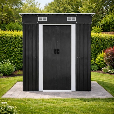 BestBerg BBSH-406A 2,25 m² 121 x 194 x 192 cm antracitovábiela