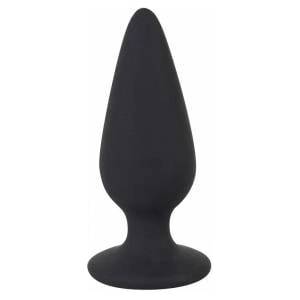 Black Velvets Intimate Plug S 40g Silicone, Tapered Shape, Black