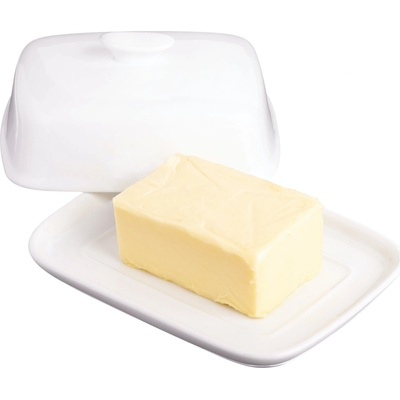 Dóza na maslo keramická biela, KitchenCraft KCBUTCOVCER