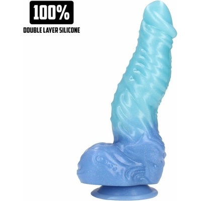 Ouch! Fiction Cocks Deep Sea Hydra, silikónové fantasy dildo s prísavkou 23 x 4,6–5,8 cm