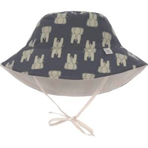Lassig Двулицева слънцезащитна шапка Lassig - Splash & Fun, Elephant, размер 50/51, 19-36 м (4042183432168) - baby