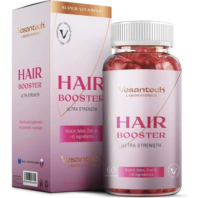 Vesantech Vitamín na vlasy HAIR, 60 gumových bonbónů