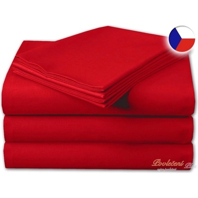 Brotex prostěradlo plachta bavlna červené 150x230