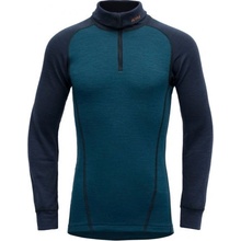 Devold Duo Active Merino Zip Neck Jr modrá
