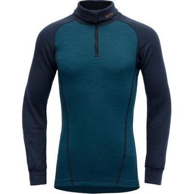 Devold Duo Active Merino Zip Neck Jr modrá