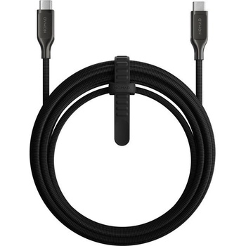 Nomad Здрав кевларен USB-C към USB-C кабел за MacBook и устройства с USB-C порт (300 см) - Nomad Kevlar USB-C to USB-C Charging Cable 240W (черен) (NM014957858)