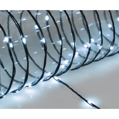 German Svetelná reťaz LED 720 mikrodiód 54 m 8 funkcií vonkajšia a vnútorná studená biela