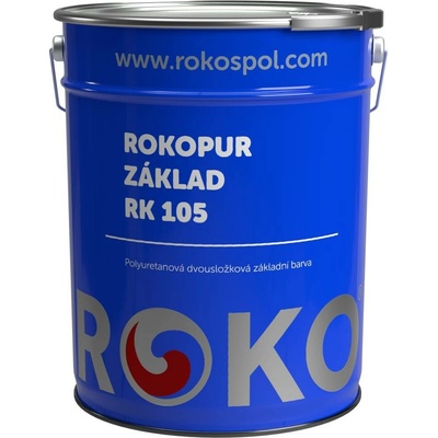 Základní polyuretanová barva Rokopur základ šedá 12 Kg