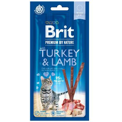 Brit Premium by Nature Cat Sticks with Turkey & Lamb (3 ticsks)
