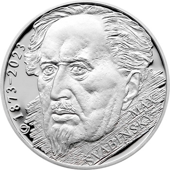 Česká mincovna Stříbrná mince 200 Kč Max Švabinský proof 13 g