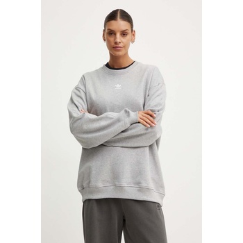 Adidas Памучен суичър adidas Originals Essential в сиво с меланжов десен IY9628 (IY9628)