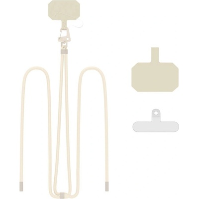Šňůrka na krk Tech Protect C5S crossbody Cosmic Latte – Zboží Dáma