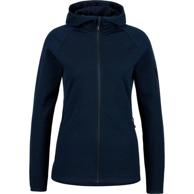 Stoic Дамско вълнено яке Stoic Women's MerinoFleece270 KuolpaLightSt. Zip Hoody Merino hoodie - Dark Navy - размер XXL (105-7055-0216)