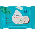 EVENT влажна тоалетна хартия с масло от кокос 60 броя (с87565434)