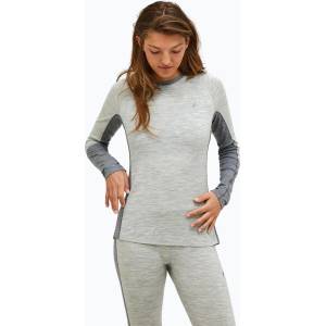Peak Performance Дамска термоактивна блуза Peak Performance Magic Crew Wool-Blend Baselayer med grey melange