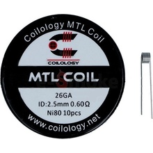 Coilology MTL Coil Ni80 špirálky 0,6ohm 10ks