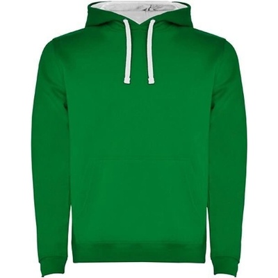 Urban mikina 280g SYTĚ ZELENÁ-BÍLÁ