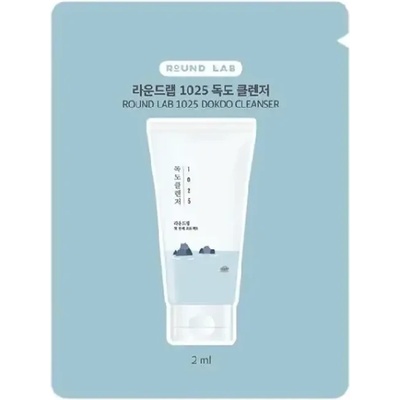 ROUND LAB 1025 Dokdo Cleansing Gel (sample) - Очищаващ Гел с Морска Вода 2мл (sample)