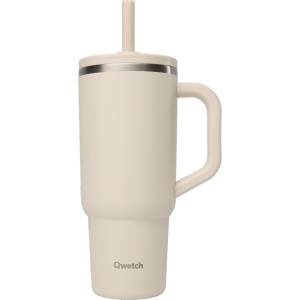 Qwetch Travel Cup with leakproof lid - 900 мл - Sable