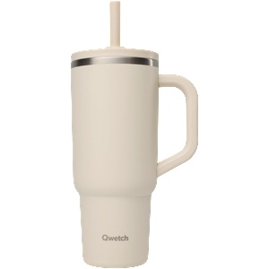 Qwetch Travel Cup with leakproof lid - 900 мл - Sable