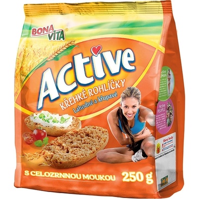 Bonavita Křehké rohlíčky s celozrnnou moukou 250 g