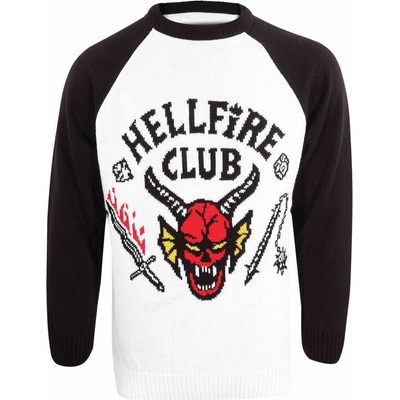 NNM пуловер унисекс Stranger Things - Christmas Jumper Hellfire Club - LBE-STTG-010