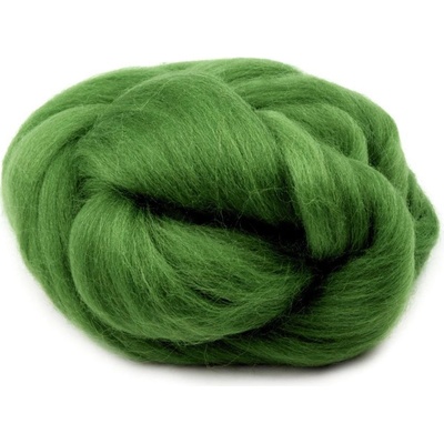 InBIO Vlna na plstění / ovčí rouno česané, 730340/19 20g, zelená kapradí