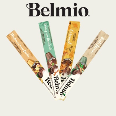 Belmio Кафе капсули Belmio - Асорти 4 вкуса, 40 капсули, Nespresso