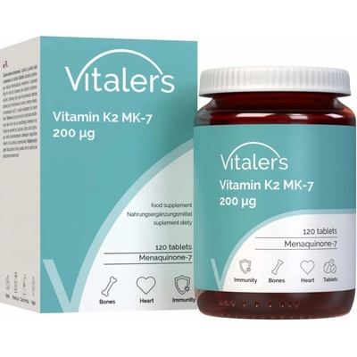 Vitaler's Vitamín K2 MK-7 200 mcg 120 tabliet