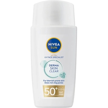 Nivea UV Face Specialist Derma Skin Clear слънцезащитен крем против несъвършенства spf 50+ за жени 40 мл