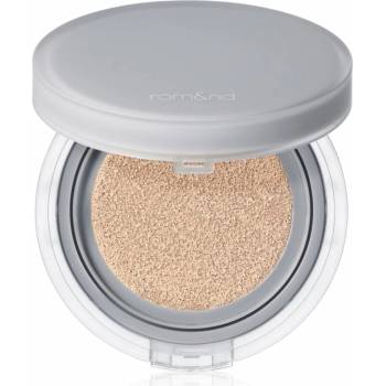 rom&nd Nu Zero Cushion ľahký ochranný make-up v hubke pre rozjasnenie pleti 02 Pure 21 15 g