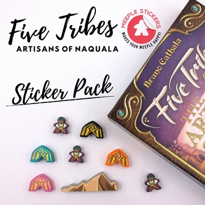 Meeple Stickers samolepky pro five tribes artisans