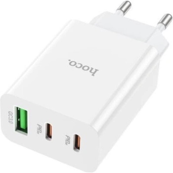 hoco. Мрежово зарядно устройство HOCO, C99A, Quick Charge, 20 W, 1 X USB - 2 x USB Type-C