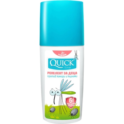 Бебо Репелент за деца против комари и кърлежи Quickline, 100 ml (9632)