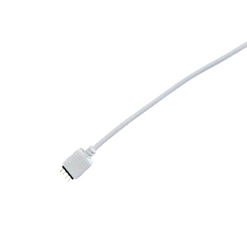 ELMARK Acc20 4pin КОНЕКТОР ЗА rgb ЛЕНТА С БЯЛ КАБЕЛ 200mm (99acc20)