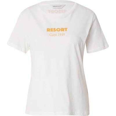 Gant Тениска 'resort' бяло, размер xs