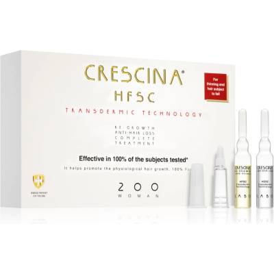 Transdermic 200 Re-Growth and Anti-Hair Loss грижа за растеж на косата против косопад за жени 20x3, 5ml