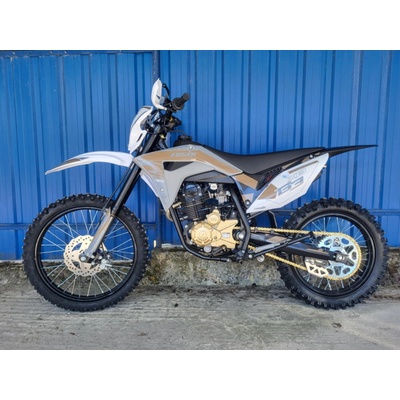 Asix Enduro XB83 250cc 21/18 – Zongshen 4T 12 kW, 5-stupňová prevodovka, elektrický štart Sivá