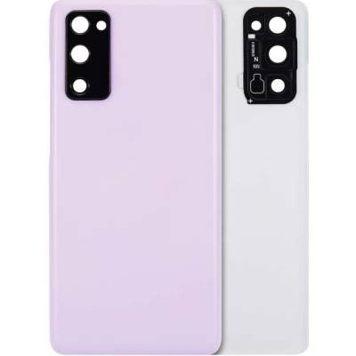 Zadní sklo s krytkou kamery Samsung Galaxy S20 FE 5G – Aftermarket Plus – levandulový SAM3541