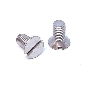 Šroub se zápustnou hlavou a průběžnou drážkou, DIN 963/ISO 2009, nerez A2 M1,6 x 4 - hobby balení, balení 1 ks – Hledejceny.cz