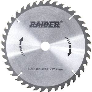 Raider Диск за циркуляр 230х40Тх22.2mm RAIDER RD-SB02 (0163103)