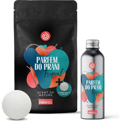 Nanolab parfém do praní i sušičky Tropical 300 ml + vlněná koule – Sleviste.cz