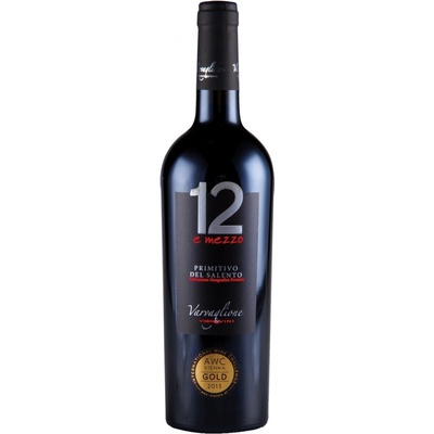 Varvaglione Primitivo del Salento 12 E MEZZO IGP 2021 12,5% 0,75 l (holá láhev)