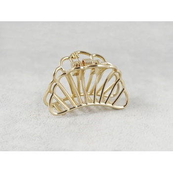 Kovový skřipec na vlasy Barva: zlatá